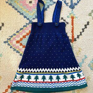 Never Worn Hanna Andersson Toddler Holiday Sweater Dress